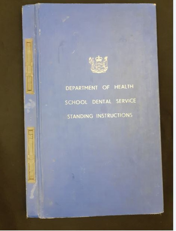 Register, dental; Department of Health School Dental Service; 1966