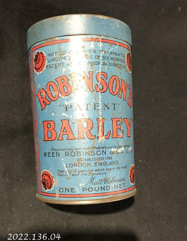 Container, Robinson's Barley