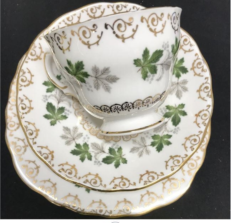 Tea Set; Bone china Colclough; 2021.193.16 eHive