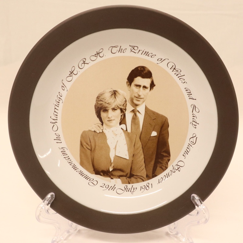 Plate (B&B) - Commemorating Marriage Of H.R.H The Prince Of Wales And ...