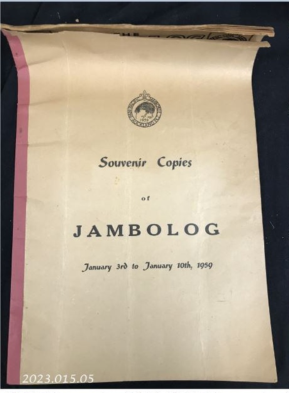 Book, Jambolog; PanPacific Jamboree; 1959; 2023.015.05 eHive