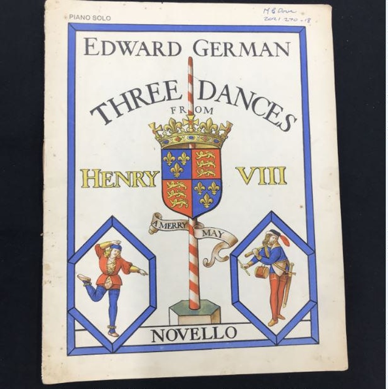 Sheet Music. Edward German, Three Dances from Henry VIII; unknown; 2021 ...