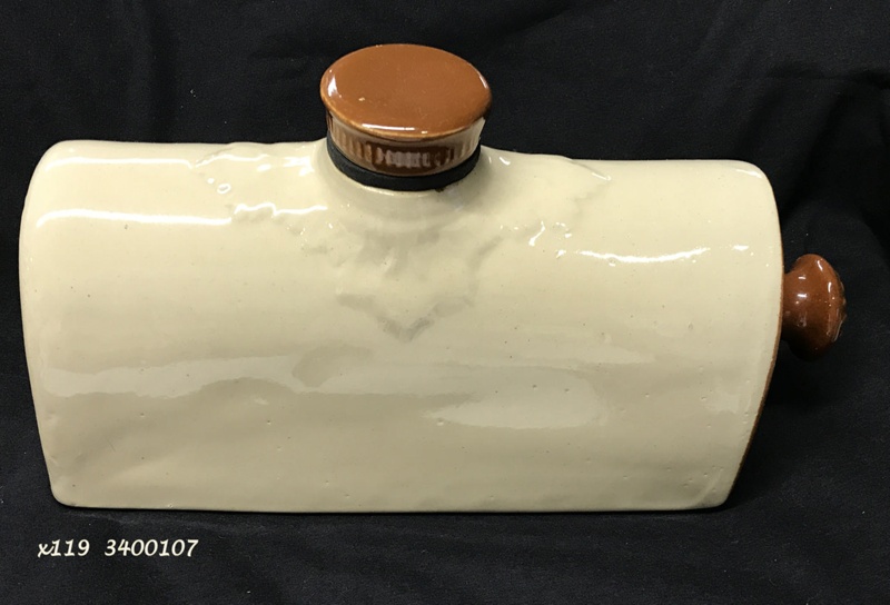 Hot water bottle, stone; 3400107 eHive