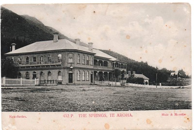 Postcard, Te Aroha. Postcard image item
