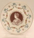 Cake Plate - To Celebrate The 80th Birthday of H.M. Queen Elizabeth The Queen Mother August 4th 1980; Royal Doulton; 1980; 2012.226