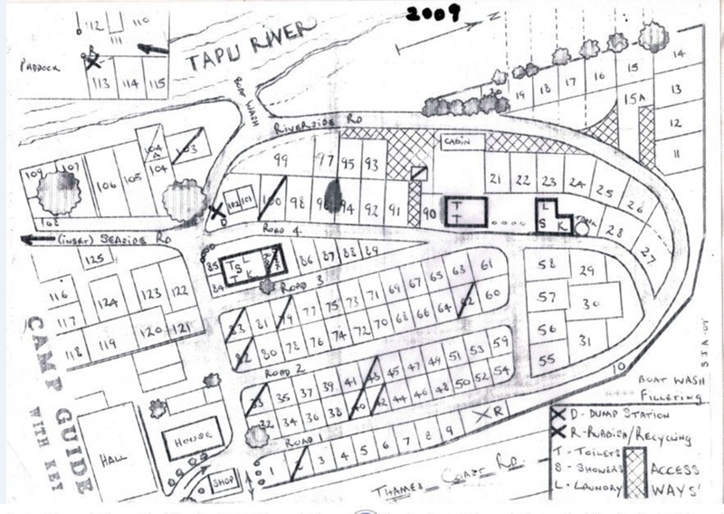 Map. Tapu Camp ground (copy); Tapu Camping Ground; 2009; 2023.159.07 ...