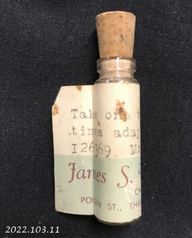 Container Pills James S Francis Chemist 2022 103 11 EHive container-pills-james-s-francis-chemist-2022-103-11-ehive