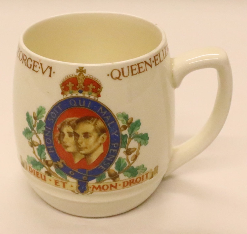 Mug - Coronation of King George VI & Queen Elizabeth 1937; Mintons ...