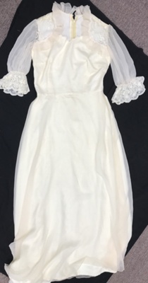 Wedding Dress; unknown; 1950s; 2021.169.01
