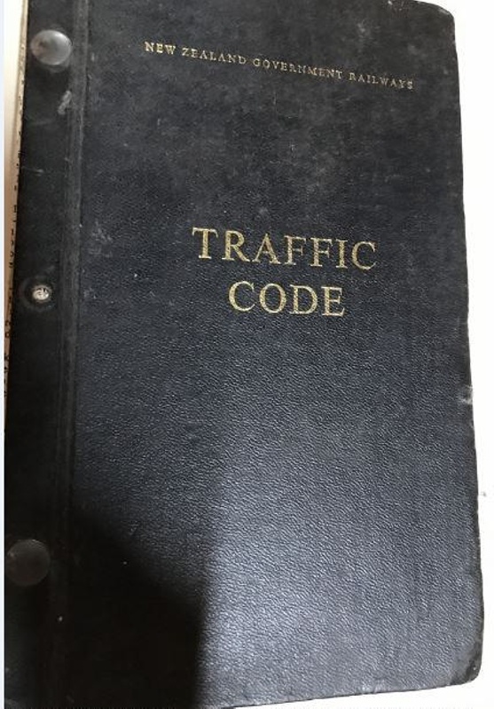 Book. Traffic Code; New Zealand Government Railways; 1969; 2021.274.06