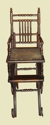 High Chair; 1880 - 1906; 1970.13.1 - Raglan and District Museum on