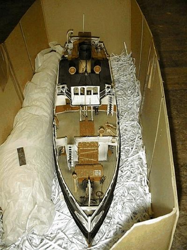 Model, Ship 'Cobar'; Eric Heath (b.1923); Unknown; 1990.2557.1 | eHive