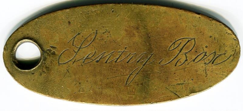 Key tag, Sentry Box