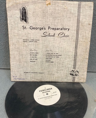 Long Playing Vinyl record of St George's Choir image item