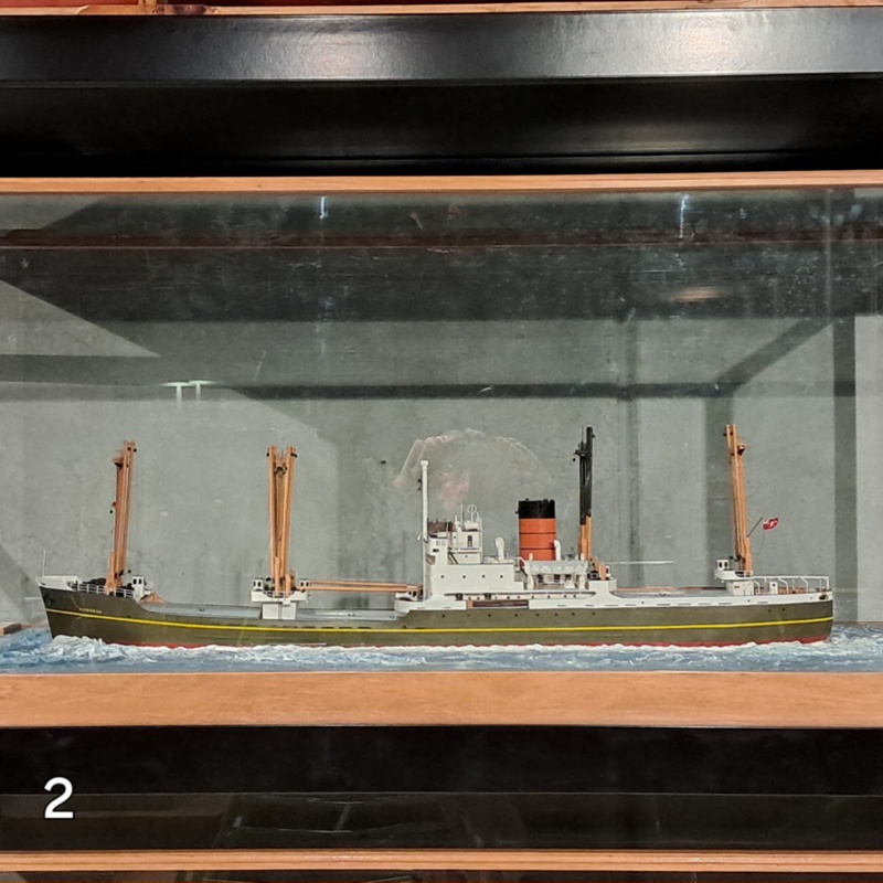 Water model, Union Steamship Co. ship 'MV KAWARAU; D. Flannery; PC.19. ...
