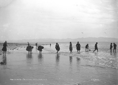 The Sands, Tahunanui, Nelson, date unknown, FNJ Half 23