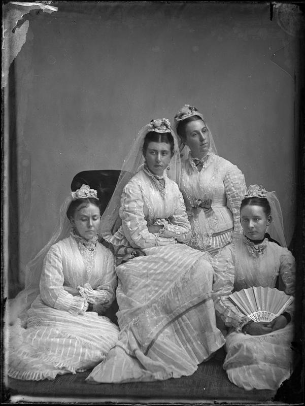 Broad, bridesmaids; circa 1877; I & C 8252/22 - The Nelson Provincial ...