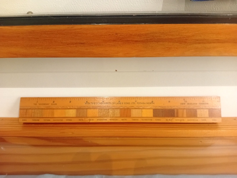 Atie Ruler Totara North, Lane & Sons - Native Wood Ruler; 1950's; WCM258.1.25O | eHive