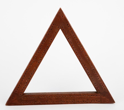 Cribbage board made from Edwin Fox teak image item