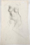 Drawing; 3 Female Torso, 1 Female Torso; Pauline Kahurangi Yearbury; 10/53