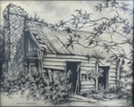 Sketch of Tamati Waka Nene's hut; RM98