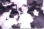 Photo: Russell Play Centre, children with Wil Weehuizen, Supervisor, 1999; 99/1331/17