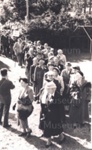 Photo: Procession of ex-pupils, Russell School Reunion, 1956; 97/1634/1