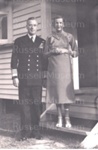 Photo: Lord and Lady Mountbatten, Otehei, 1956; 97/1517