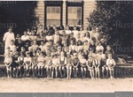 Photo: Russell School pupils (named) 1920's; 97/1624/1