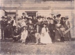 Photo: Family group at Laura Williams marriage to Bob Somerville; 97/413