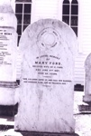 Photo: Headstone of Mary Ford, Christ Church, Russell; 98/193/12