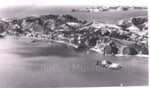 Photo (2): Aerial view of Russell, Motu Arohia in background; 97/950