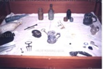 Photos: Case 9 - "Finds in Russell" bottles, nails etc.; 97/117/4