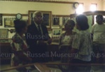 Photo: Governor-General at Russell museum, 1990; 90/19/8 Photo: Governor-General at Russell museum, 1990; 90/19/8