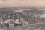 Photo: Leo White's Singer, believed to be first car to drive up to Flagstaff, 1930; 97/1174