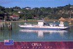 Postcard: Opua car ferry; 11/127