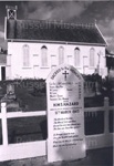 Photo: Christ Church, Russell with Hazard grave in the foreground; 97/1120