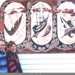 2 Photos -  Clive Arlidge, Chairman RCTB and Helen Pick, artist - new mural; Helen Ough Dealy; 01/109