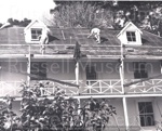 Photo: Pompellier, re-shingling of roof, 1975; 97/1063 Photo: Pompellier, re-shingling of roof, 1975; 97/1063
