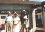 Photo: George Rattray, Marie King and Ivan Hall, Russell Museum, 1983; 97/812