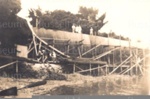 Photo: "Golden Hind" being buiilt by Deemings, Tapu Point, Okiato, 1939; 97/546