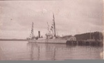 Photo: "Hinemoa" at Russell wharf, Kings birthday 1918; 97/530