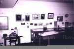 Photo: South wall display, Russell Museum; 1997; 97/1786/12