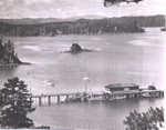 Photo: Russell wharf, Mill Island and Te Wahapu Peninsular, c1950; 97/940