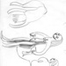 Sketch of 3 Females Bathing; Pauline Kahurangi Yearbury; 09/104