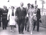 Photo: Queen Elizabeth with Keith Holyoake PM, The Strand, Russell, 1963; 97/1496