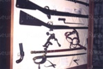 Photo: Case 17. - Weapons - muskets and swords; 97/117/18