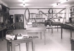 Photo: Interior "new" museum with rear wall, before Ship Wing (early Sept 1970); 97/1561