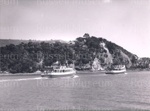 Photo: "Bay Belle" and "Kewpie Too" moored in the bay; 97/583