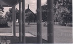 Photo: Te Whare Runanga from Treaty House verandah; 97/1312